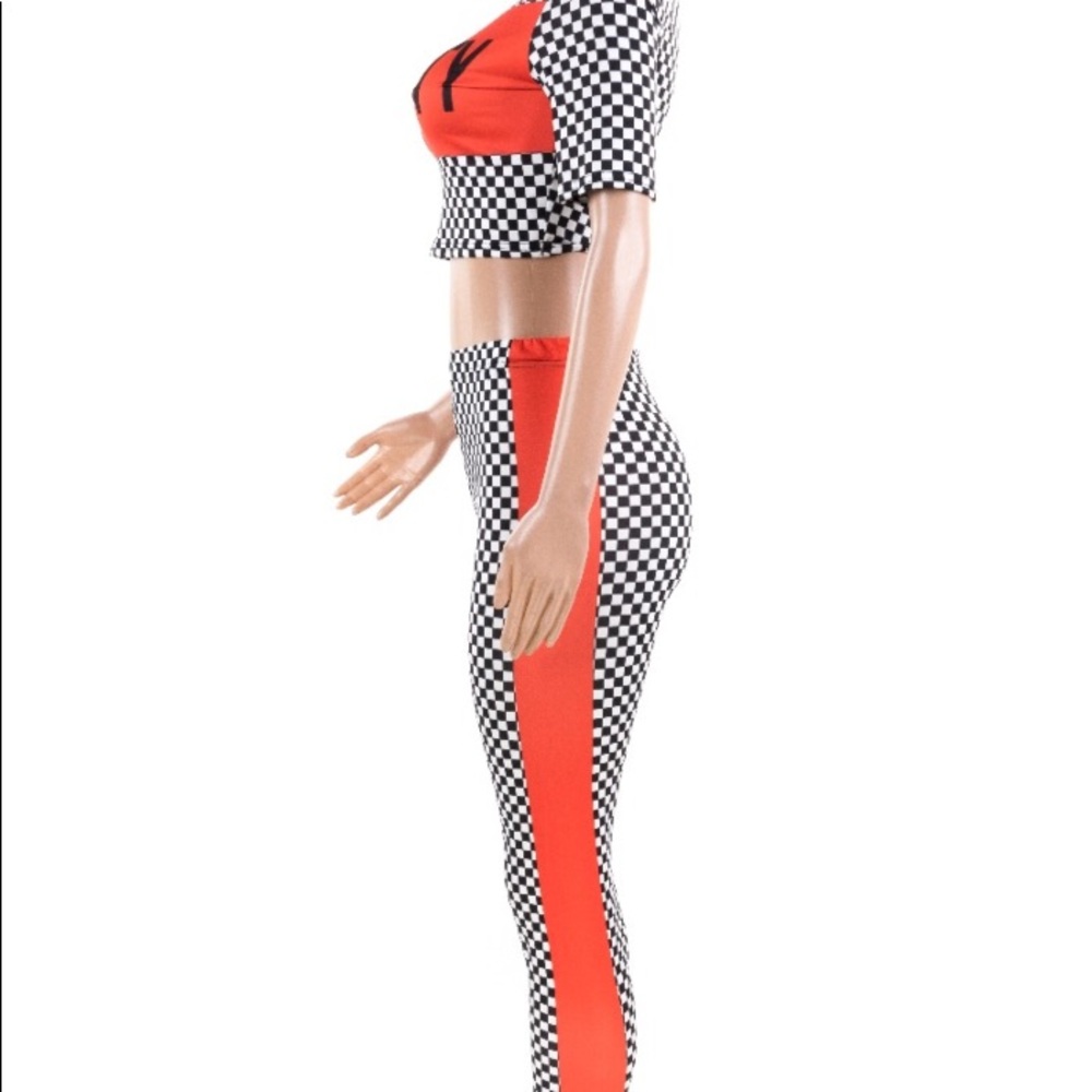 Sexy Tight Racing 2pc Suit - Picture 5 of 7